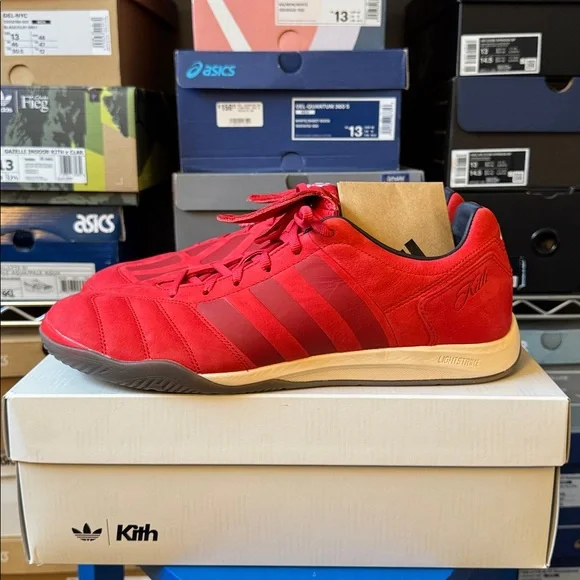 Adidas x Kith Predator 2002 Indoor “Red White” Mens Size 13 - Picture 3 of 7